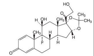 Chemical Structure (Triamcinolone Acetonide 01)