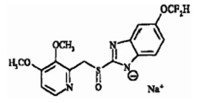 Chemical Structure - protonix 01