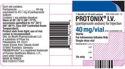 protonix-05.jpg PRINCIPAL DISPLAY PANEL - 10 Unit Carton Bundle Label - protonix 05