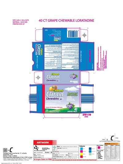 Claritin_children_grape_tablet_40ct (Claritin Children Grape Tablet 40ct)