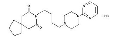 BUSPIRONE 10MG STRUCTURE IMAGE - BUSPIRONE 10MG STRUCTURE