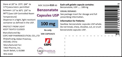 Principal Display Panel (100 mg Capsule Bottle Label)