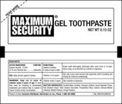 Packet Label (Maxi Sec Gel Tp 01)