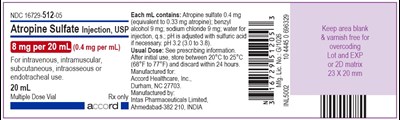 carton - atropine label