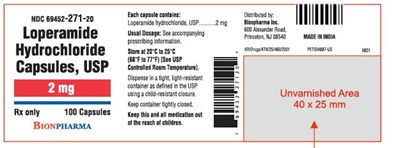 Loperamide Hydrochloride Capsules 2 mg Bottle Label (Image0001)