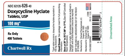 doxycycline-12.jpg PRINCIPAL DISPLAY PANEL - 100 mg Tablet Bottle Label - doxycycline 12