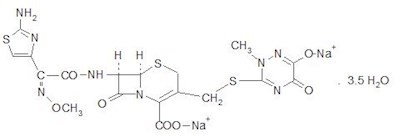 Structural Formula (Ceftriaxone For Injection 1)