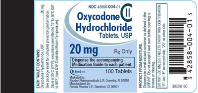 PRINCIPAL DISPLAY PANEL - 20 mg Tablet Bottle Label - oxy 06