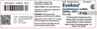 PRINCIPAL DISPLAY PANEL - 10 mg Tablet Bottle Label - evekeo 03