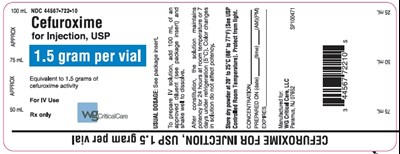 Cefuroxime for Injection, USP 1.5 g, Vial Label - 4d14b1a4 39d2 4e96 b84d e193fbc99b16 05