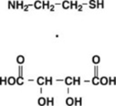 Cysteamine Bitartrate Structural Formula - 3aab3b39 52b6 4a79 9a5c 7baa7574f24f 01