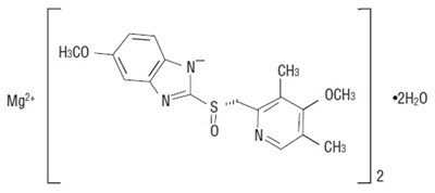 Chemical Structure - esomeprazole str