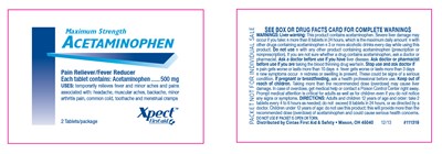Xpect Acetaminophen (111319 Xp Acetaminophen Wrapper 2tabs V3)