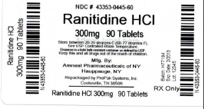 Bottle Label 300mg - 43353 445