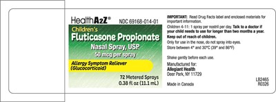 Label Children's Nasal Spray (448  Childrens Fluticasone Propionate Nasal Spray 2)