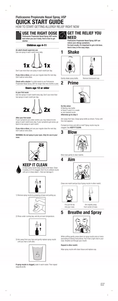 Insert Back (448  Childrens Fluticasone Propionate Nasal Spray 3)