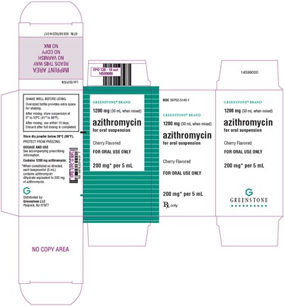 azithromycin-19.jpg PRINCIPAL DISPLAY PANEL - 1200 mg Bottle Carton - azithromycin 19