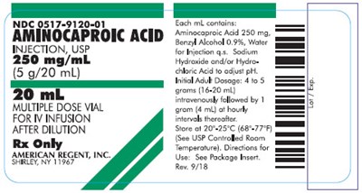 Container Label (Aminocaproic Acid Injection Usp 1)