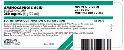 20 mL Cartong (Aminocaproic Acid Injection Usp 2)
