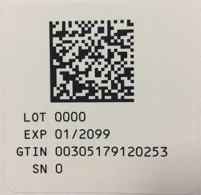 Serialization Label (Aminocaproic Acid Injection Usp 3)