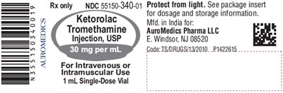 PACKAGE LABEL-PRINCIPAL DISPLAY PANEL-30 mg per mL - Container Label - ketorolac fig4