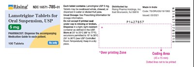 lamotrigine-fig4.jpg PACKAGE LABEL-PRINCIPAL DISPLAY PANEL - 5 mg (100 Tablets Bottle) - lamotrigine fig4