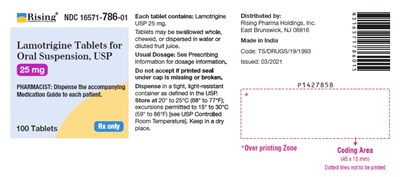 lamotrigine-fig5.jpg PACKAGE LABEL-PRINCIPAL DISPLAY PANEL - 25 mg (100 Tablets Bottle) - lamotrigine fig5