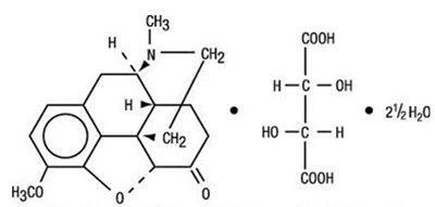 Hydrocodone Bitartrate Structure (Hydcod Structure)