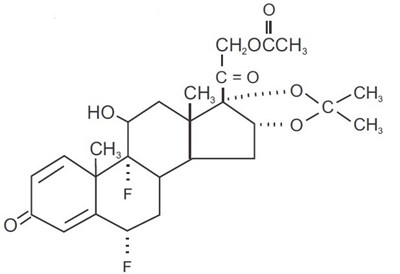 fluocinonide-01.jpg Chemical Structure - fluocinonide 01