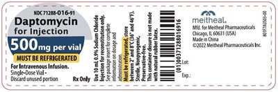Vial Label (Dapto 500mg Ht Vial)