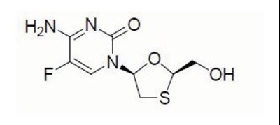 123 - structure emtricitabine
