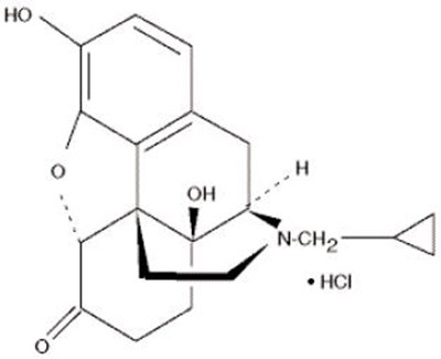Chemical Structure - naltrexone hcl usp 1