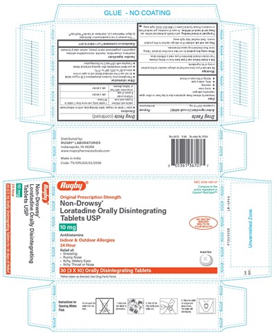 loratadine-fig1.jpg PACKAGE LABEL-PRINCIPAL DISPLAY PANEL - 10 mg, Blister Carton 30 (3 X 10) Orally Disintegrating Tablets - loratadine fig1