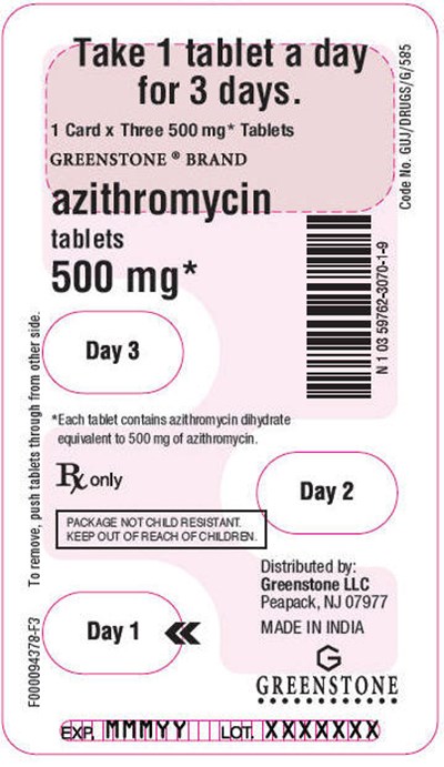 azithromycin 3 day dose pack instructions