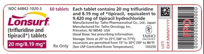 20 mg Tablet 60-count Bottle - lonsurf figure 14