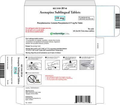 asenapine-13.jpg PRINCIPAL DISPLAY PANEL - 2.5 mg Tablet Blister Pack Box - asenapine 13