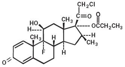 Chemical Structure (Clobetasol 01)