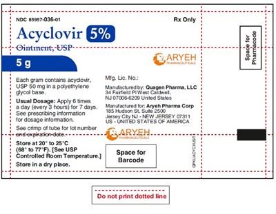 "image Description" (Acy Label 5g)