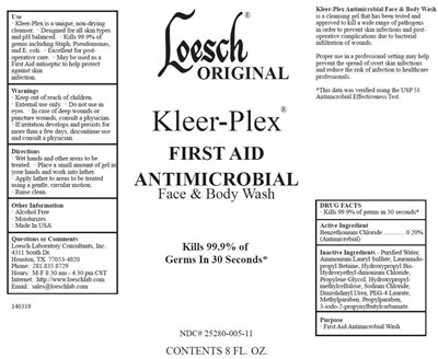 8ozLoeschKleerPlexAntimicrobialFaceBodyWash.jpg Label - 8ozLoeschKleerPlexAntimicrobialFaceBodyWash