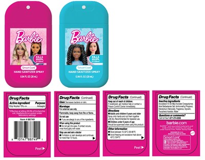 70108220-2.jpg SmartCareBarbieHANDSANITIZER - 70108220 2