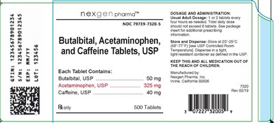 Bac Tabs Container Label (500-count)