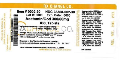 Acetaminophencod60 (Acetaminophencod60)