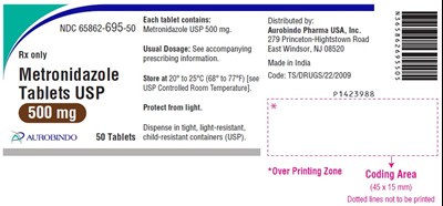 metronidazole-fig2.jpg PACKAGE LABEL-PRINCIPAL DISPLAY PANEL - 500 mg (50 Tablets Bottle) - metronidazole fig2
