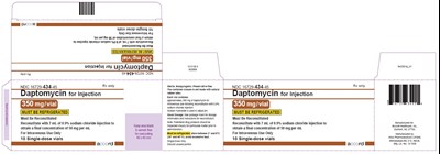 Daptomycin For Inj Carton 10x1