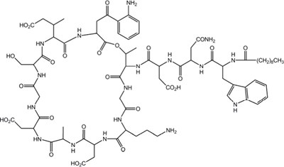 Chemical Structure (Daptomycin For Inj Stru)