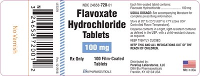 Flavoxate 100mg 100ct