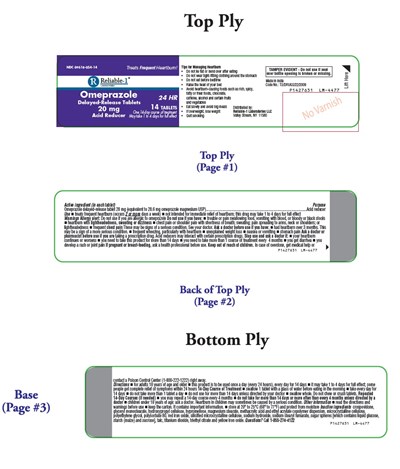 omeprazole-fig1.jpg PACKAGE LABEL-PRINCIPAL DISPLAY PANEL - 20 mg (14 Tablet Bottle) - omeprazole fig1