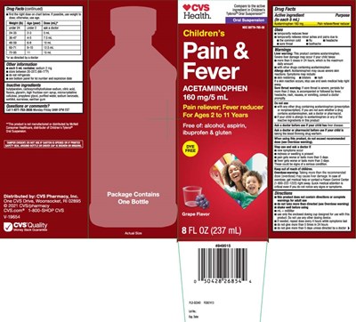 Acetaminophen 160 mg (Childrens Acetaminophen Dye Free Grape Liquid 1)