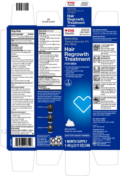 minoxidil-mens-01.jpg PRINCIPAL DISPLAY PANEL - 60 g Can Carton - minoxidil mens 01