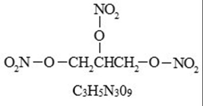 Nitroglycerin Structural Formula - image 04